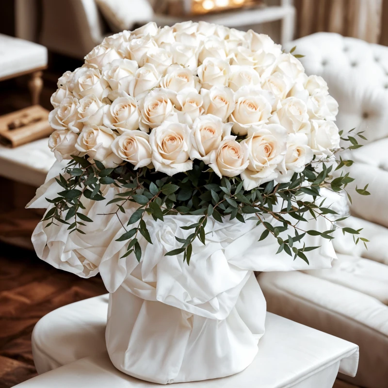 Bouquet of White Roses