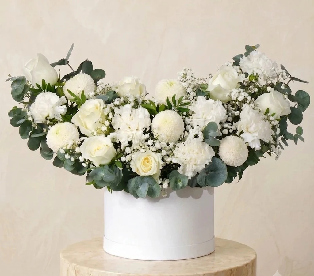 Ivory Hatbox